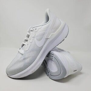 Nike Air Zoom Structure 25 Mens Size 8 Womens 9.5 White Pure Platinum DJ7883 105